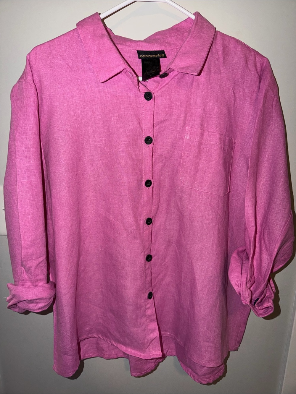 Nooworks classic button down PINK